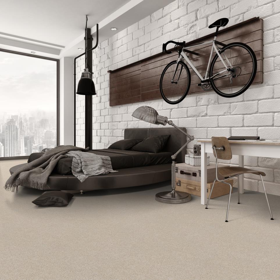 Textured Saxony Westchester White Carpet