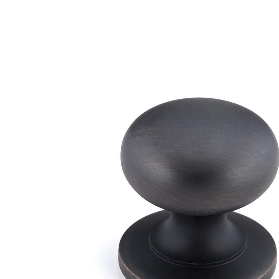 Knob Brushed Oil-Rubbed Bronze Bronze Knobs