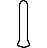 Trims/Moldings Off White Matte White Trims, Moldings, and Transitions