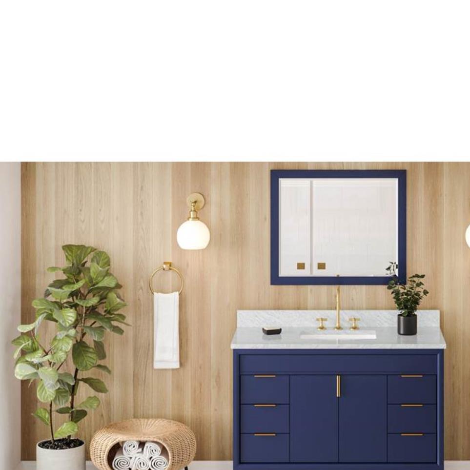 Base with Sink Top Hale Blue Blue / Purple Vanities