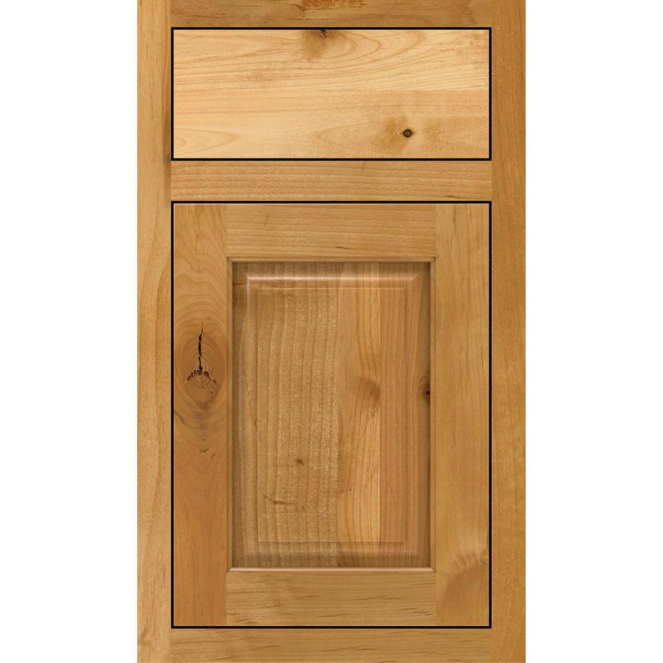 Square Natural Light Finish Square Cabinets