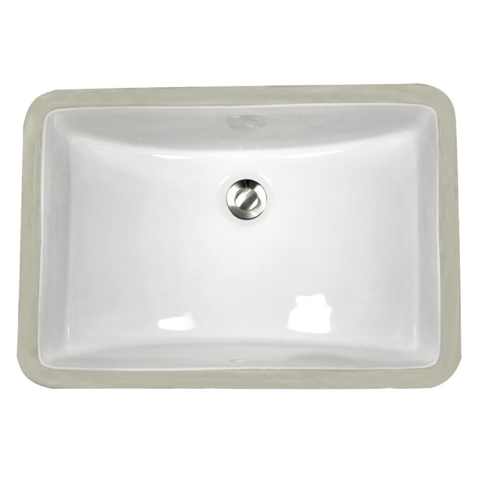 Bath White  Bathroom Sinks