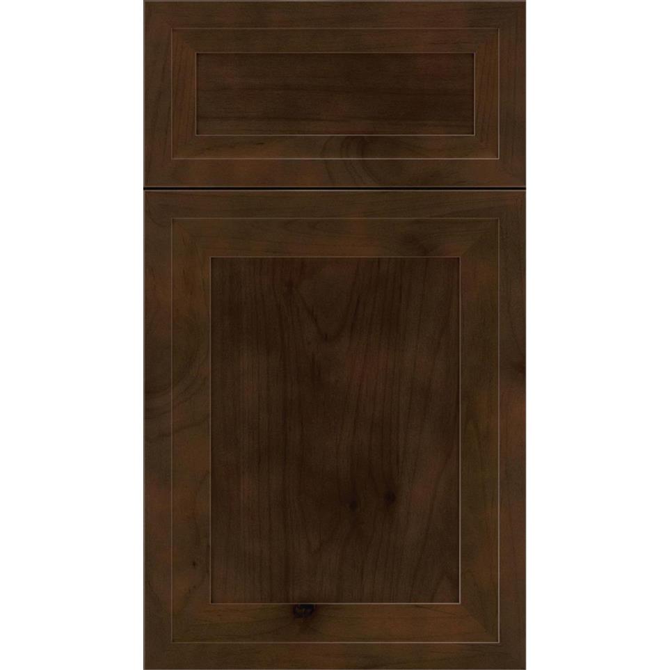 Square Cappuccino Dark Finish Square Cabinets
