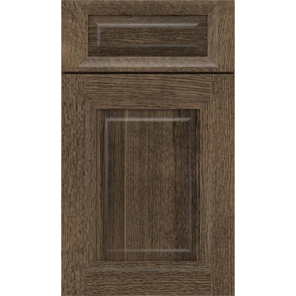 5 Piece Buckskin Roan Dark Finish 5 Piece Cabinets