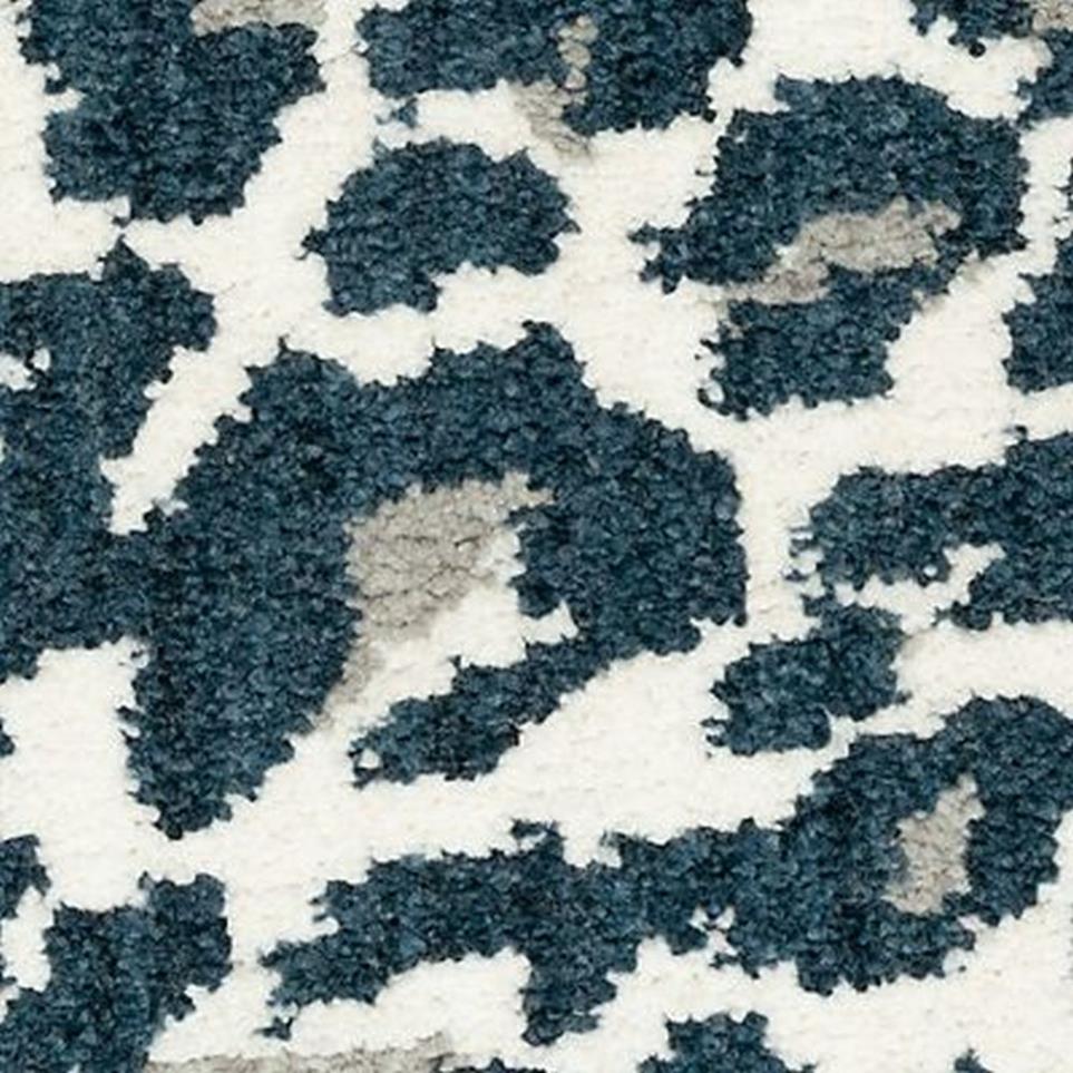 Pattern Starry Night Blue Carpet