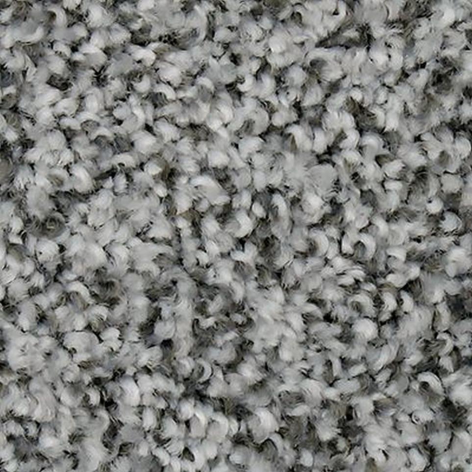 Textured Saxony January Frost Gray Carpet