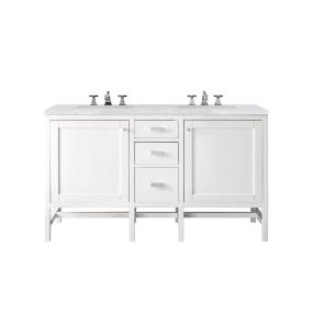 Base with Sink Top Glossy White White Vanities