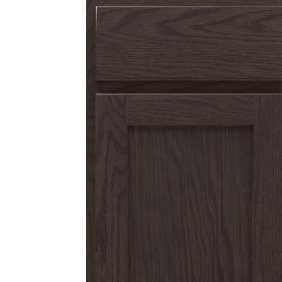 Square Derby Dark Finish Square Cabinets