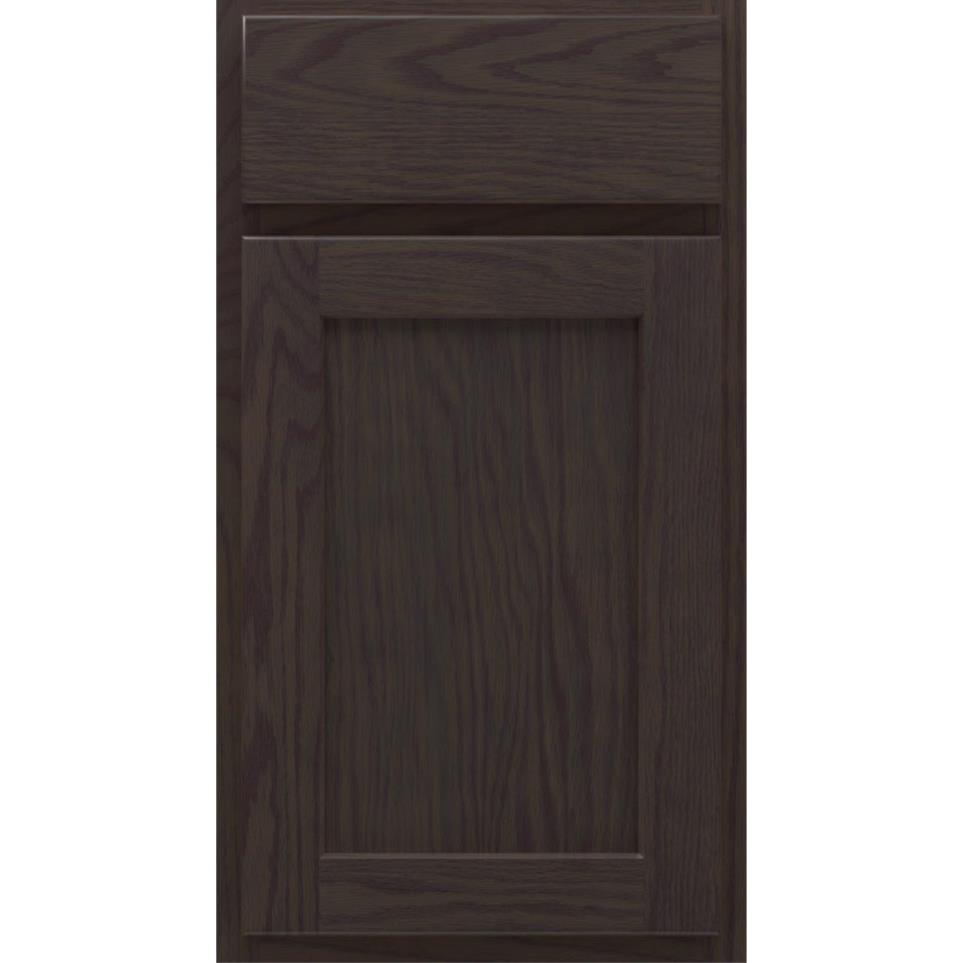 Square Derby Dark Finish Square Cabinets