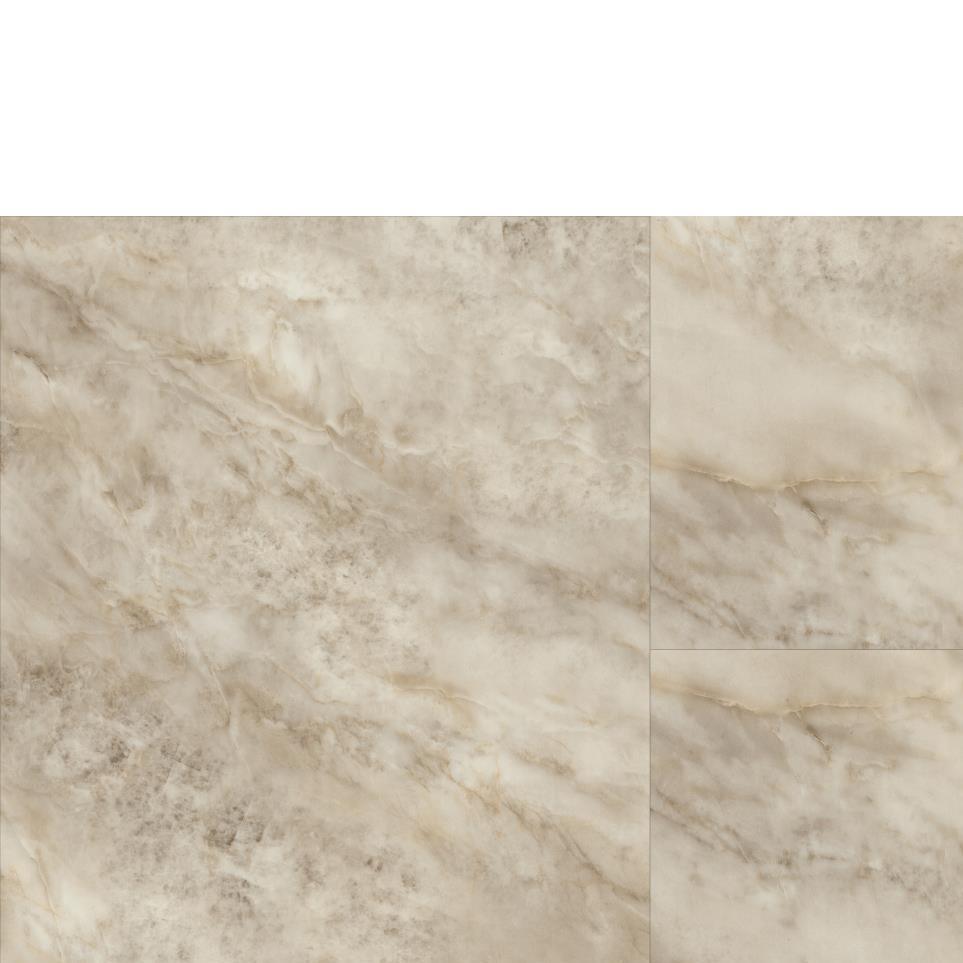 Tile Marble Rundle Beige/Tan Vinyl