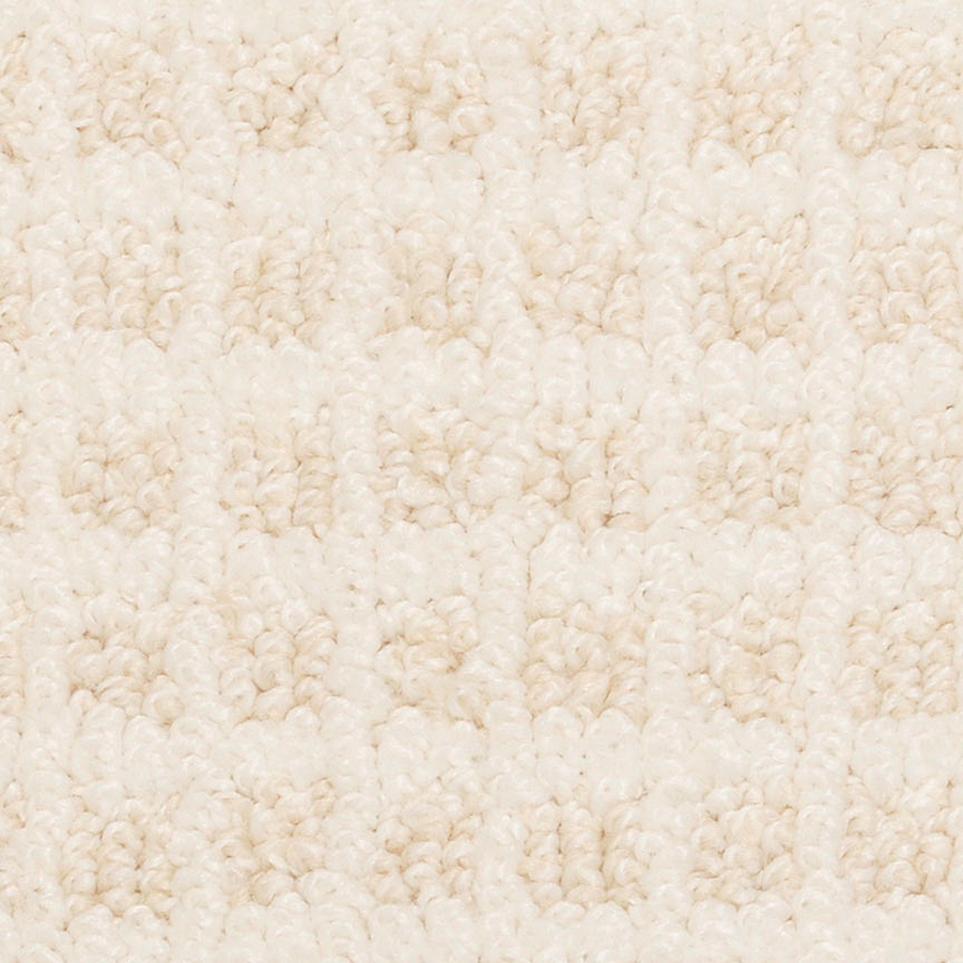 Pattern Macaroni White Carpet