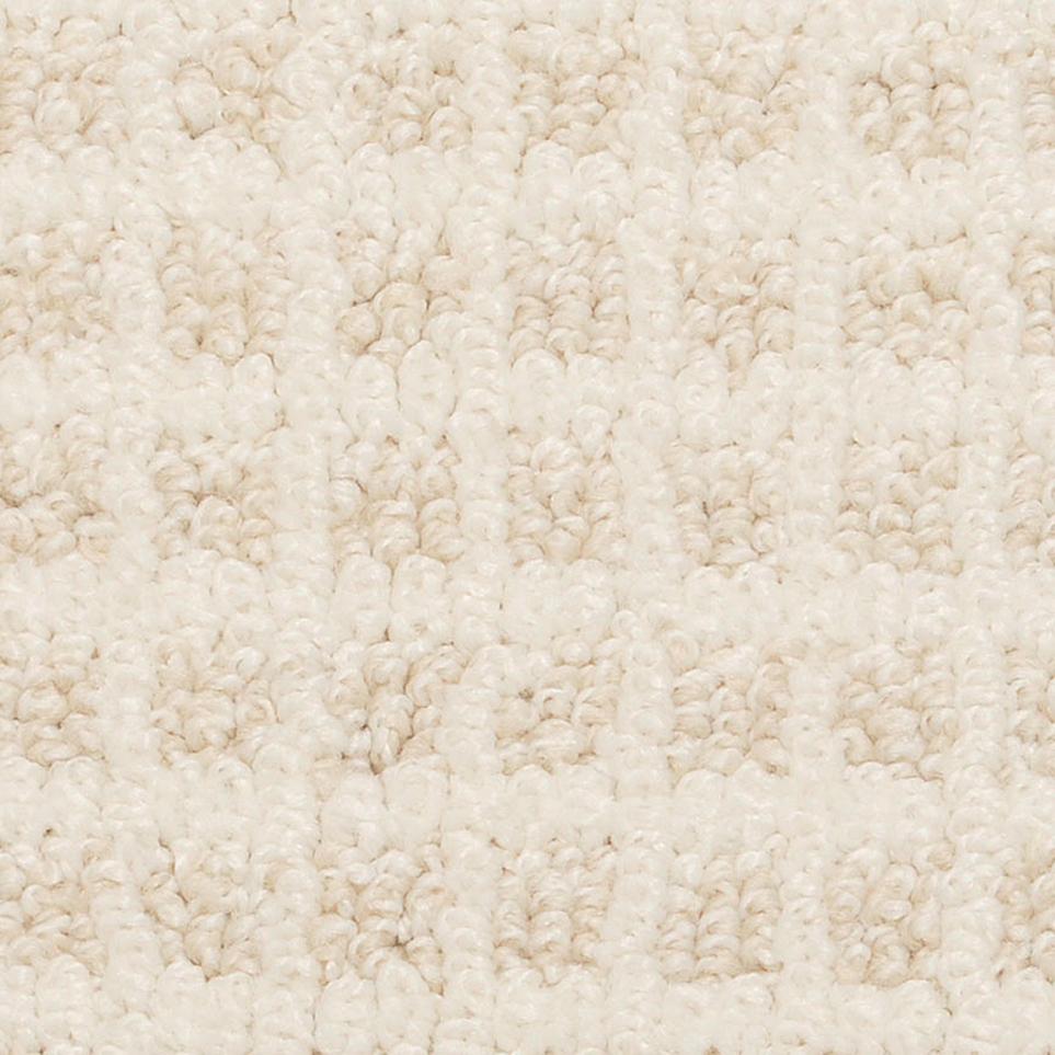 Pattern Cultured White Carpet