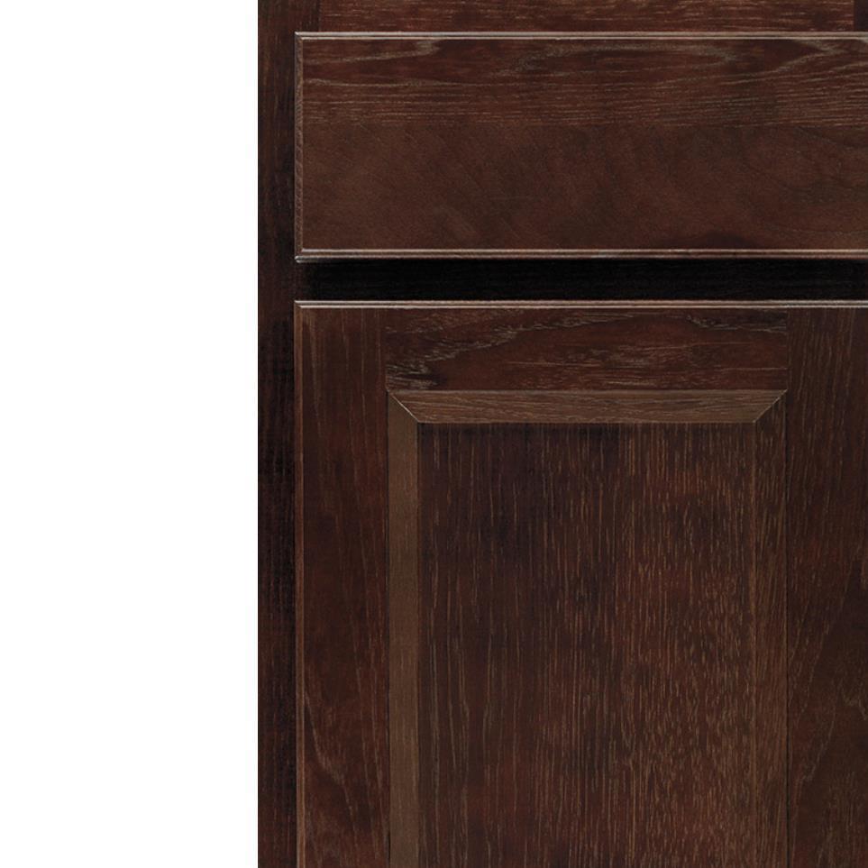 Square Porter Dark Finish Square Cabinets