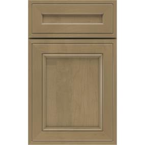 Square Buckskin Medium Finish Square Cabinets