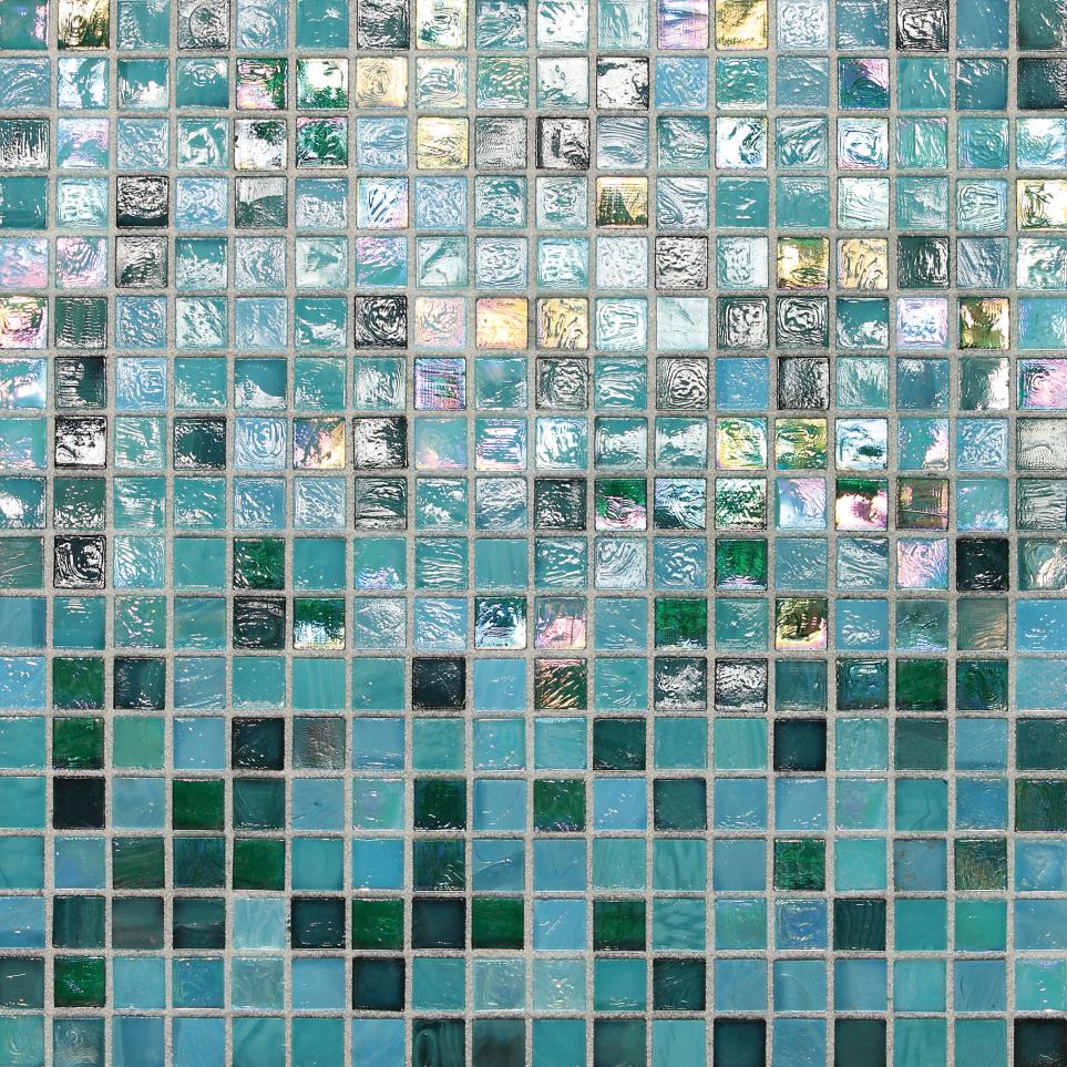 Mosaic Honolulu Glass Blue Tile