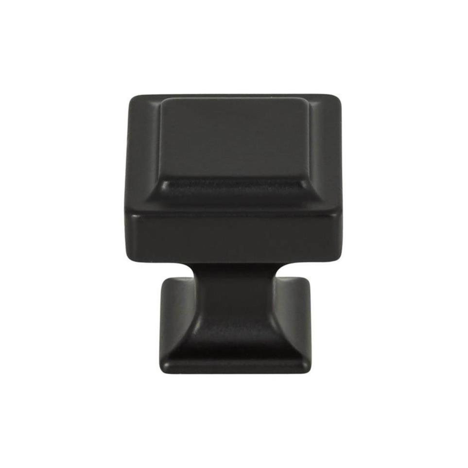 Knob Flat Black Black Knobs