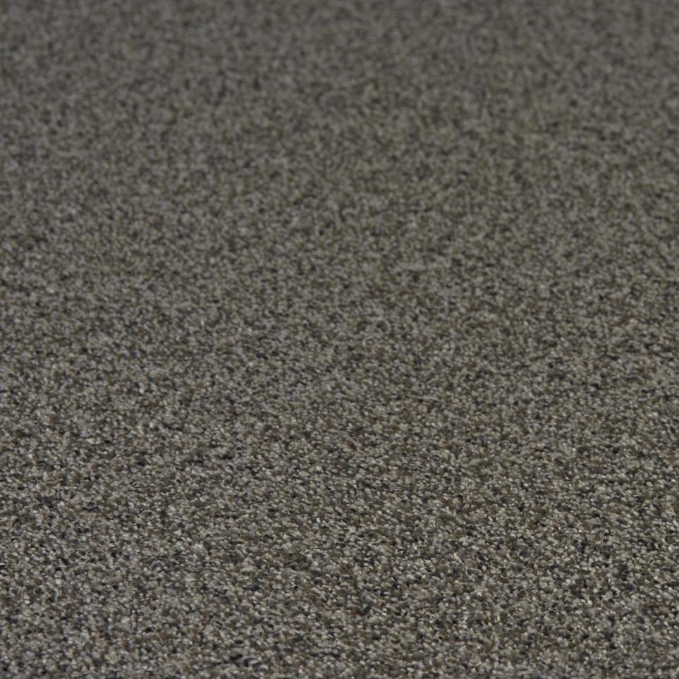 Textured Saxony Pennant Brown Carpet