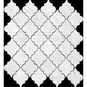 Mosaic Carrlant Avalanche White Tile