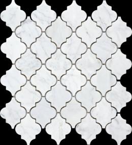Mosaic Img Carrlant White Tile
