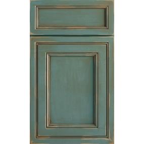 Square Turquoise Rust Specialty Square Cabinets