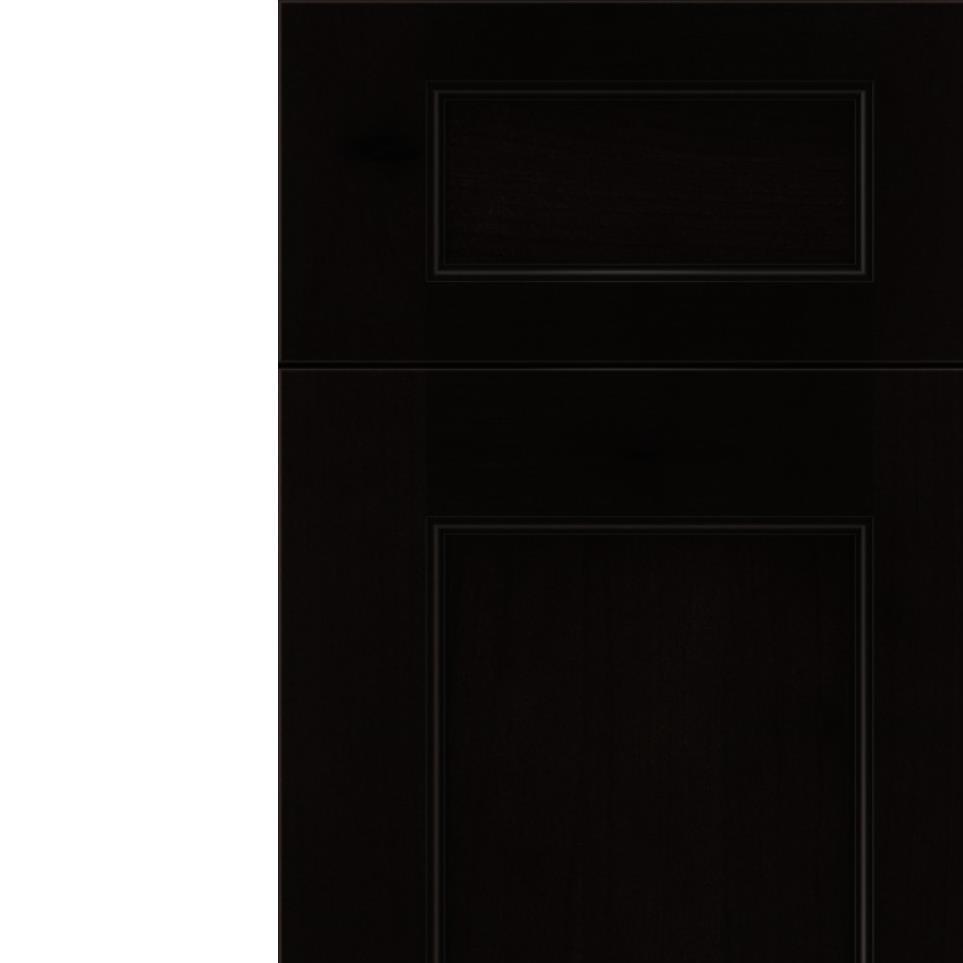 5 Piece Espresso Black Glaze Glaze - Stain 5 Piece Cabinets