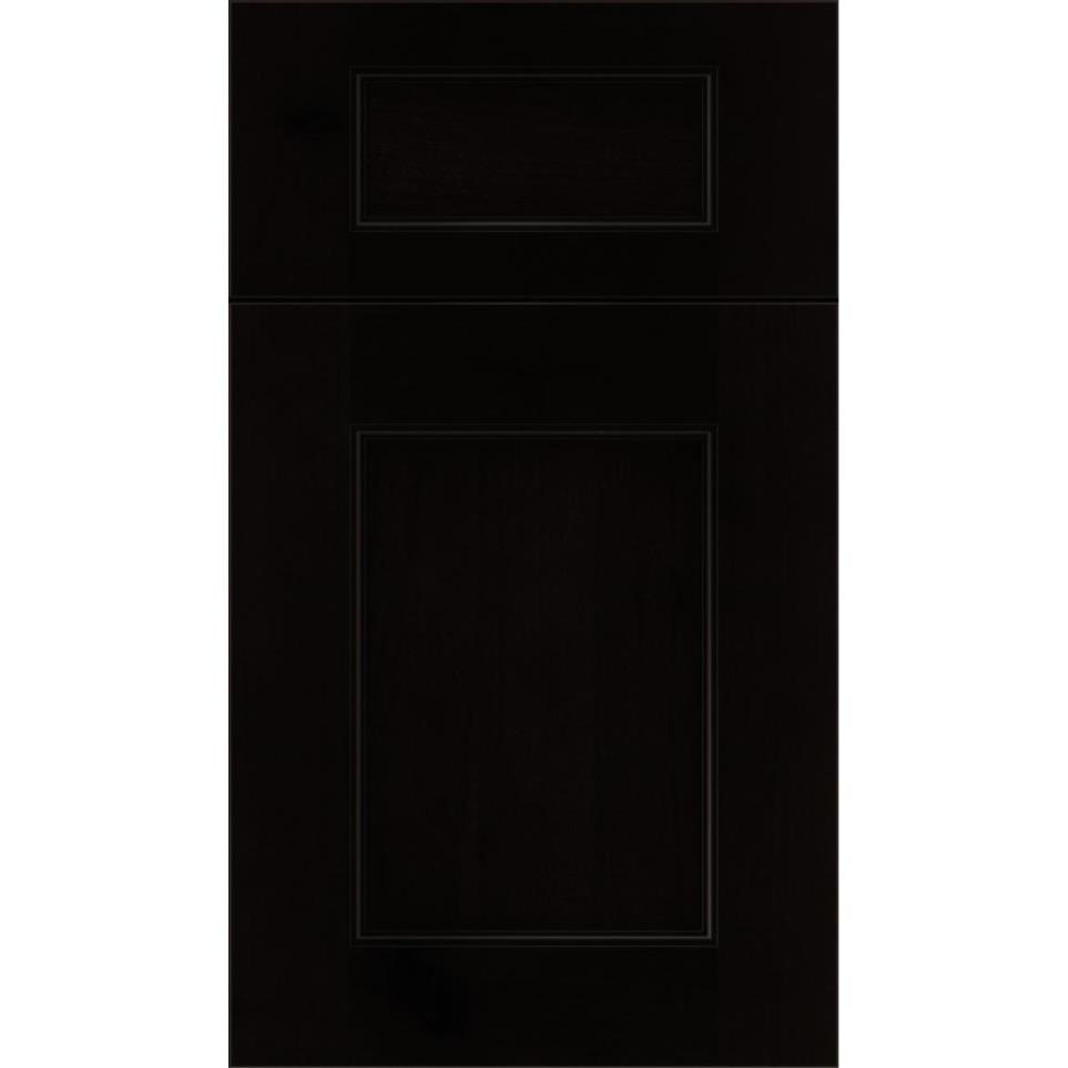 5 Piece Espresso Black Glaze Glaze - Stain 5 Piece Cabinets