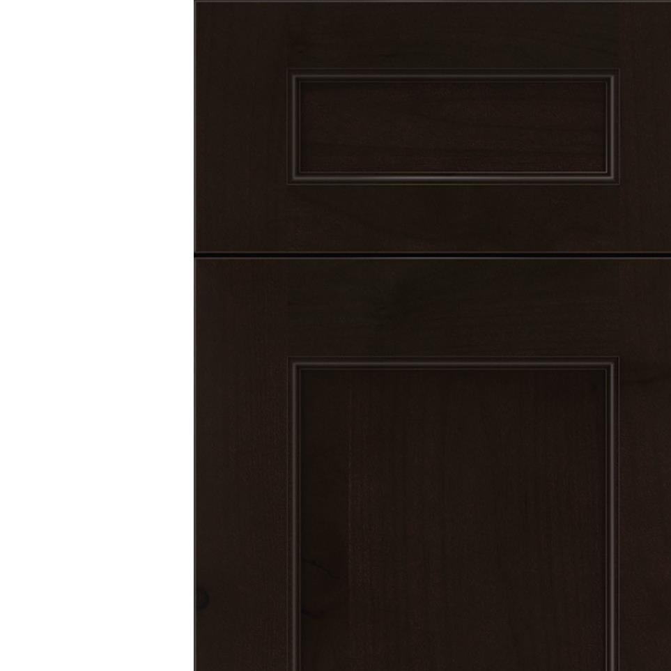 Square Espresso Dark Finish Square Cabinets