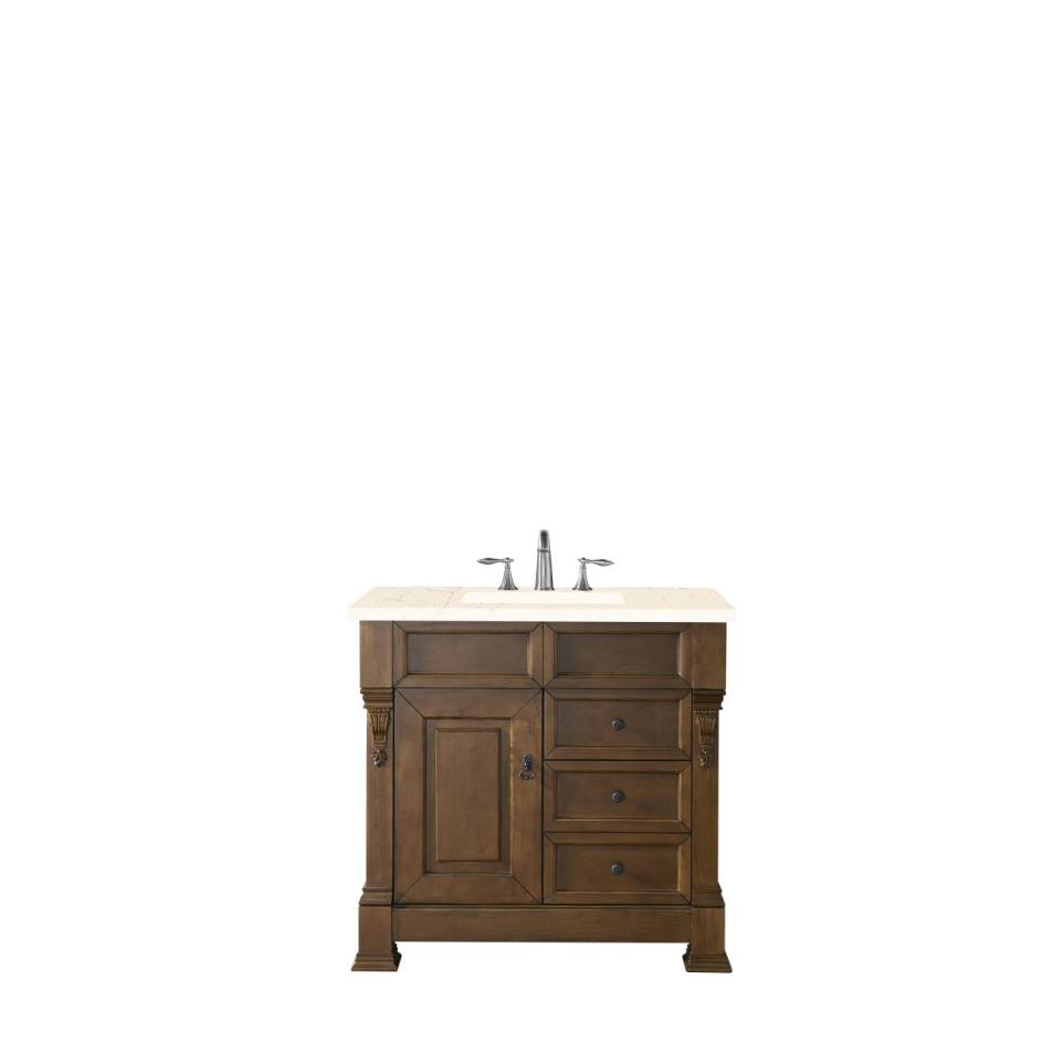 Base with Sink Top Country Oak Medium Finish Vanities