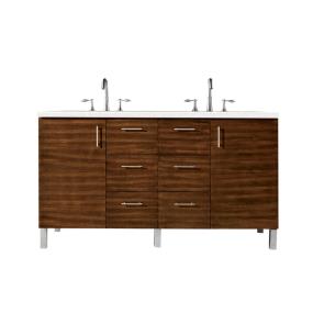 Base with Sink Top American Walnut Medium Finish Vanities