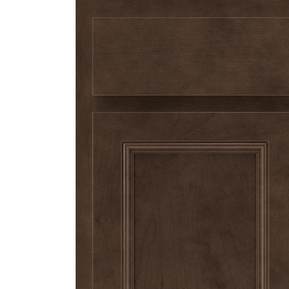 Square Buckboard Dark Finish Square Cabinets