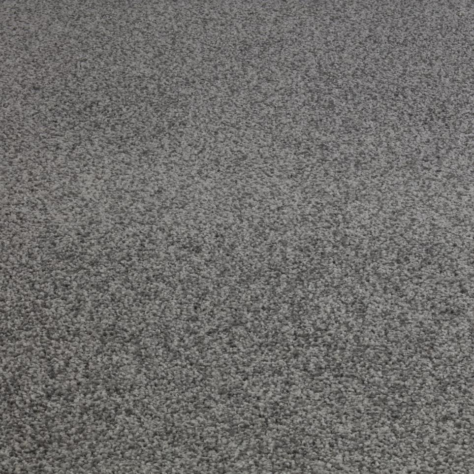 Plush Saxony Cold Steel Gray Carpet