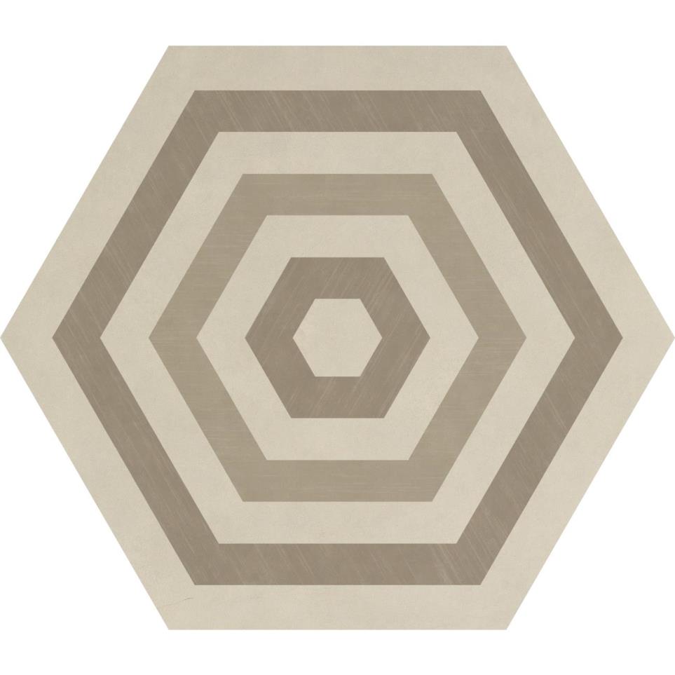 Decoratives and Medallions Target Warm Blend Matte Brown Tile