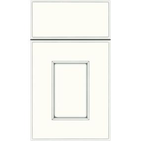 Square Alabaster Pewter Glaze Glaze - Paint Square Cabinets