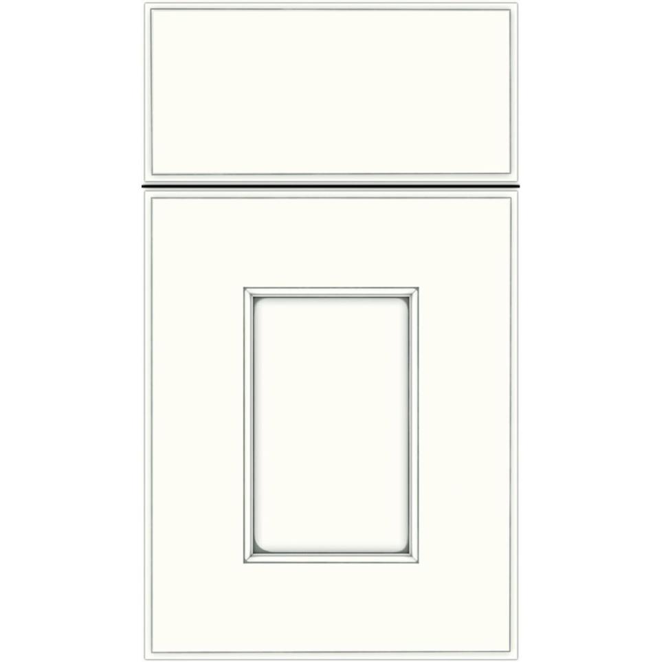 Square Alabaster Pewter Glaze Glaze - Paint Square Cabinets