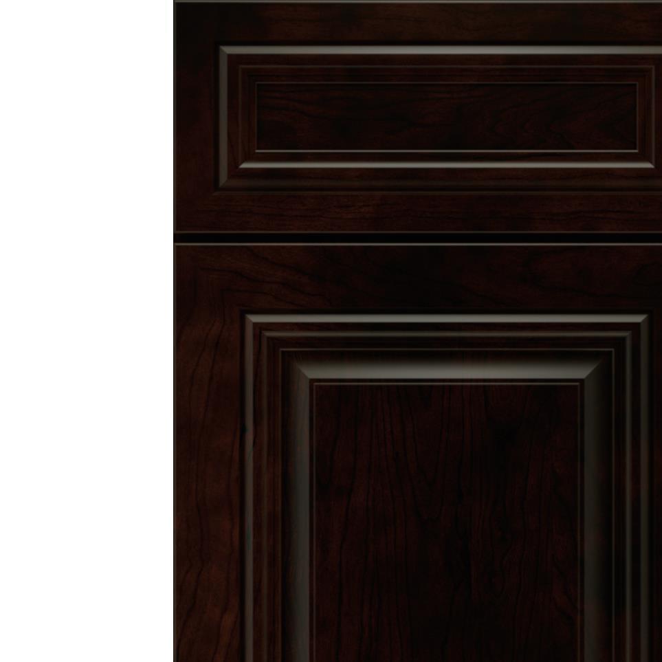 5 Piece Chocolate Dark Finish 5 Piece Cabinets