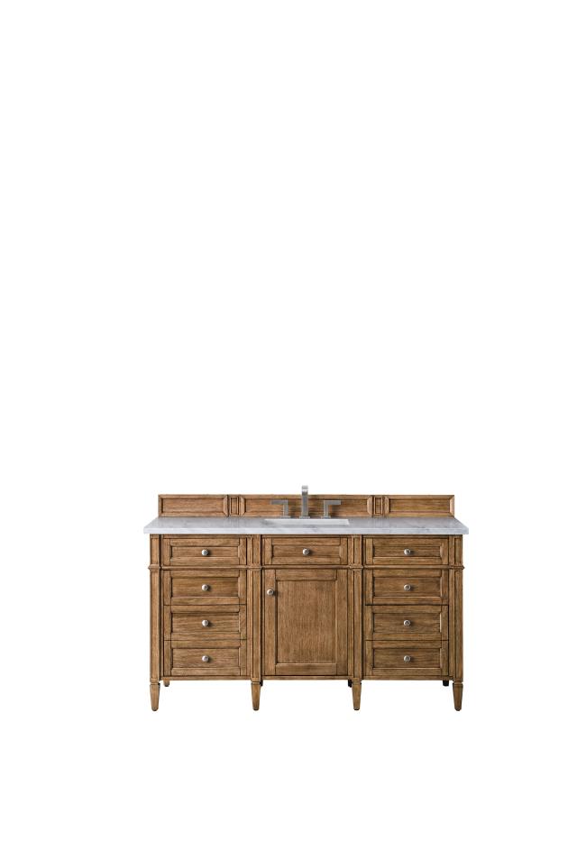 Base with Sink Top Saddle Brown Medium Finish Vanities