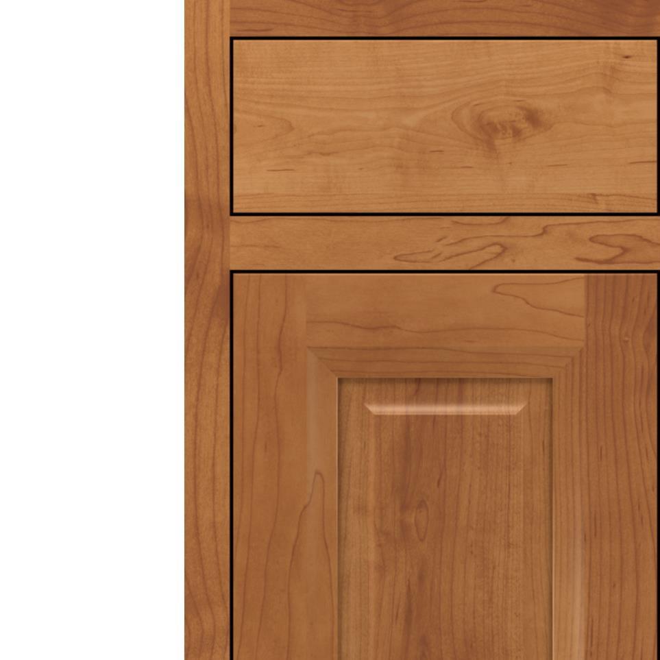 Square Suede Medium Finish Square Cabinets