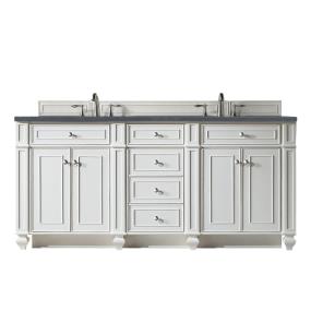 Base with Sink Top Bright White White Vanities