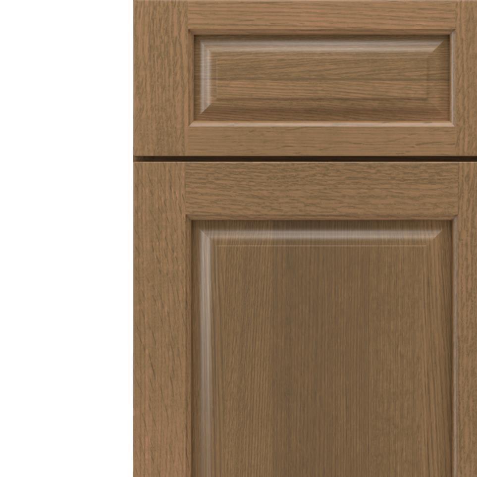 5 Piece Buckskin Medium Finish 5 Piece Cabinets