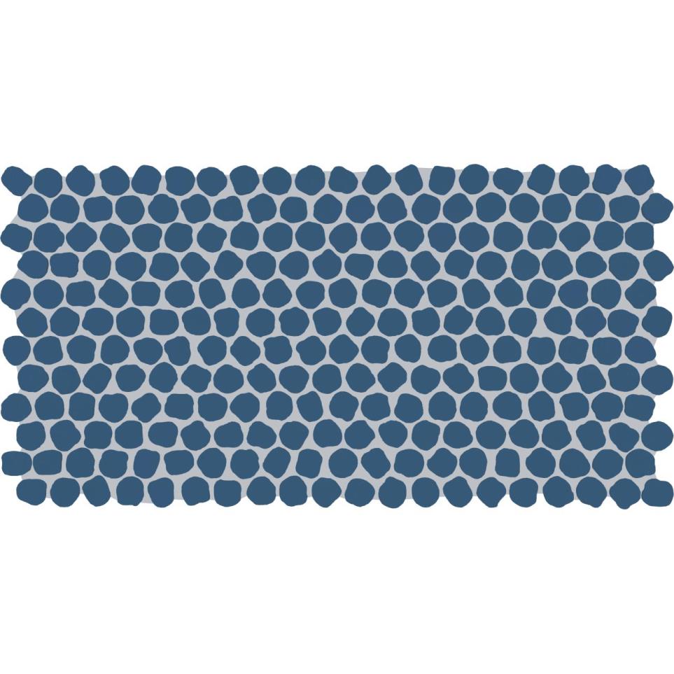 Mosaic Galaxy Matte Blue Tile