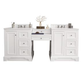 Base with Sink Top Bright White White Vanities