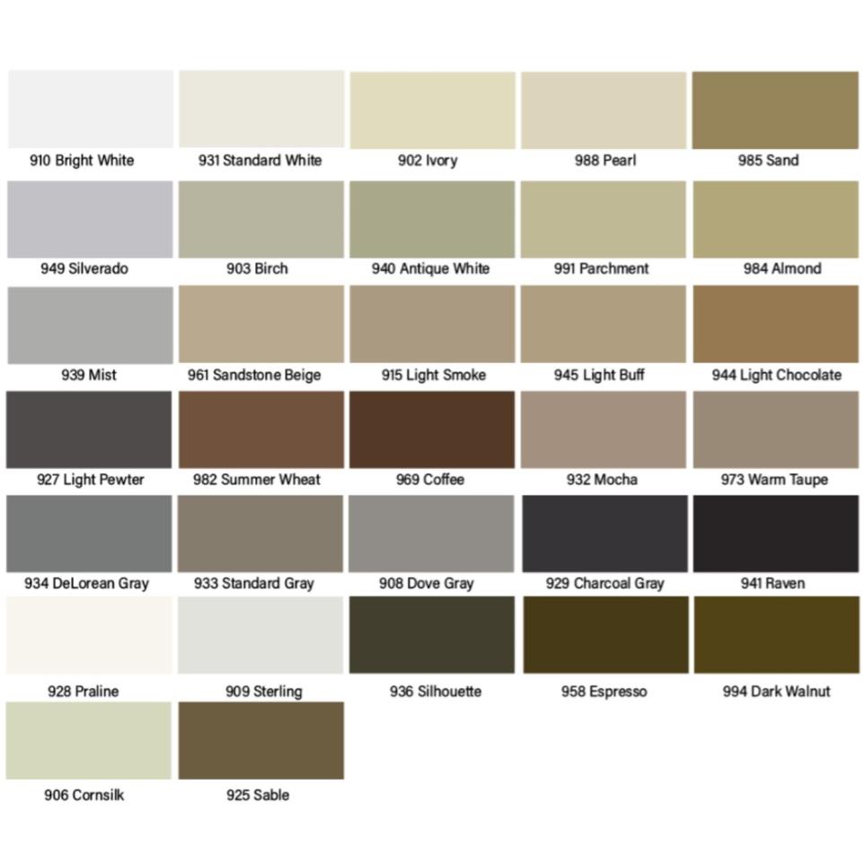 Sundries/Install Materials Coffee Brown Adhesives, Sealants, and Caulk