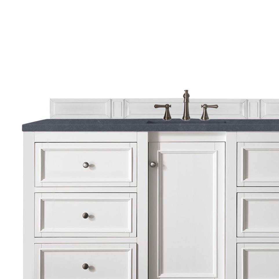 Base with Sink Top Bright White White Vanities