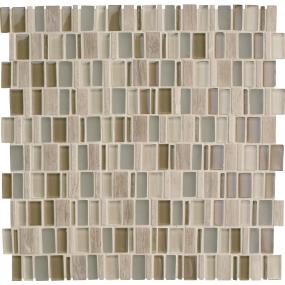 Mosaic Hera Mixed Beige/Tan Tile