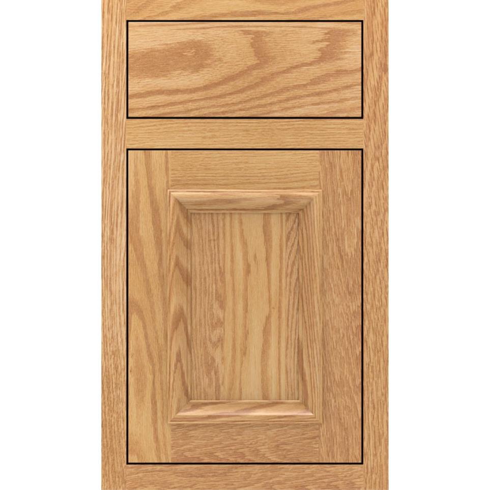 Square Natural Light Finish Square Cabinets