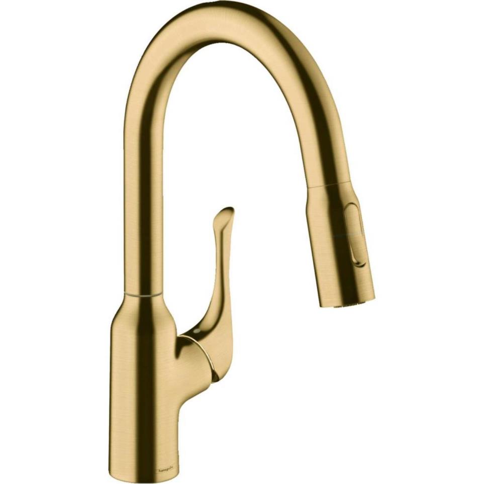 Kitchen Brushed Gold Optic Brass / Gold Faucets