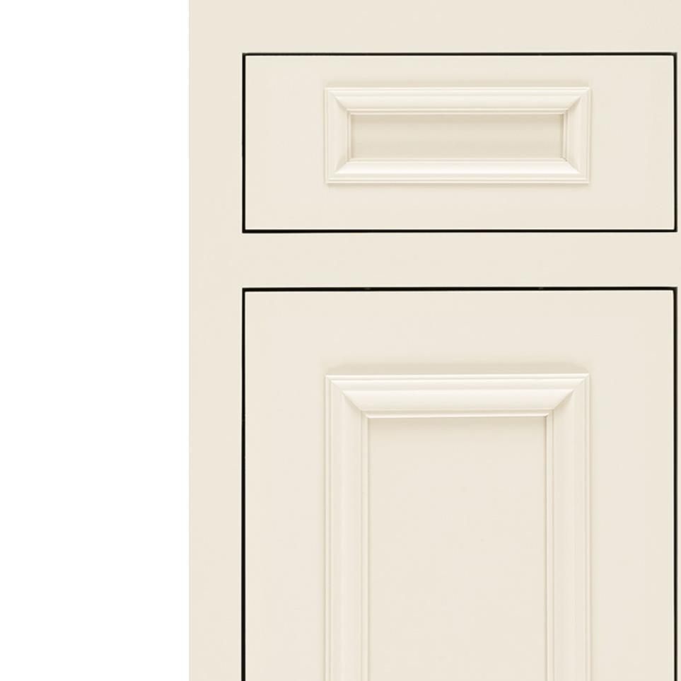 Inset Coconut Paint - White Inset Cabinets