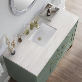 Base with Sink Top Smokey Celadon Green Vanities