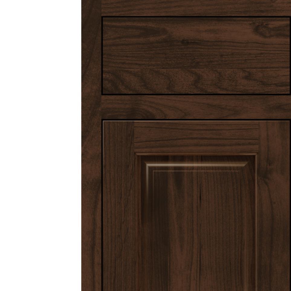 Square Bombay Dark Finish Square Cabinets