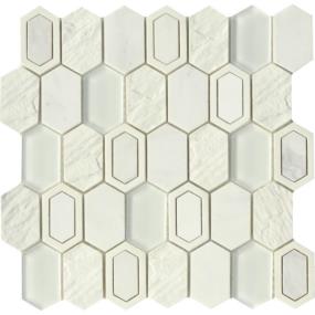 Mosaic Irving White Tile